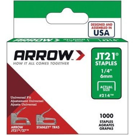 Arrow Fastener Staple Flat Bx1000 5/16In 215